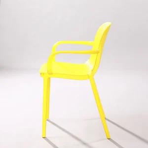 Casper Industrial Metal Cafe Chair - View 3