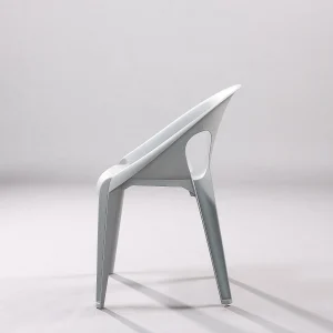 Fire Semi-Covered Cafe Dining Chair - View 3