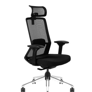 Avis Grigio Korean Mesh Ergonomic Chair Alternate View