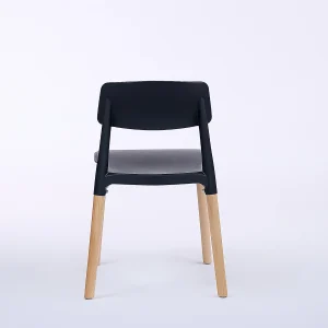 Wave Polypropylene Commercial Cafe Chair