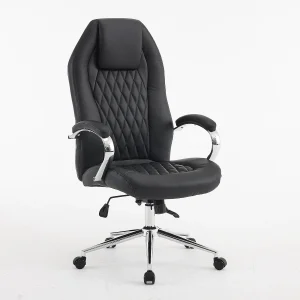 Diamond Crystal Chrome Executive Chair Alternate View