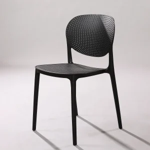 Tolex Heavy-Duty Metal Cafe Chair Alternate View