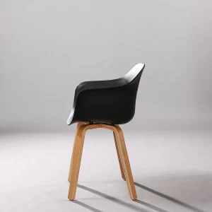 Neon Minimalist Metal Cafe Chair - View 3