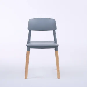Wave Polypropylene Commercial Cafe Chair - View 6