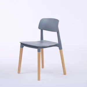 Wave Polypropylene Commercial Cafe Chair - View 10