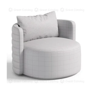 Niamat Luxury Lobby Lounge Chair - View 4