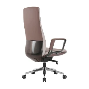 Russet Modern Leather Executive Chair - View 3