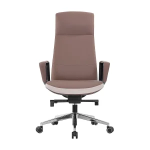 Russet Modern Leather Executive Chair - View 4