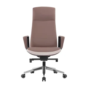 Russet Modern Leather Executive Chair - View 5