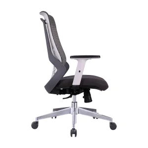 Square Mesh Executive Sled Chair - View 8